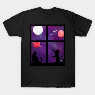 Cats in space T-Shirt